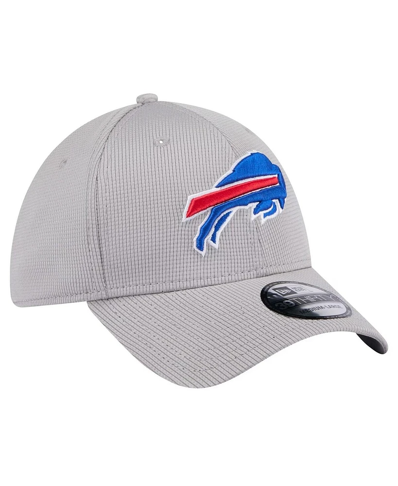 New Era Men's Gray Buffalo Bills Active 39thirty Flex Hat