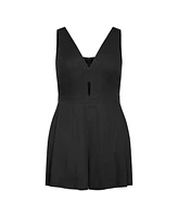 City Chic Women's Everlee Playsuit