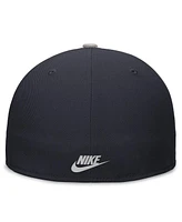 Nike Men's Navy/Gray New York Yankees Rewind Cooperstown True Performance Fitted Hat