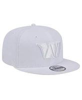 New Era Men's Washington Commanders Main White on White 9Fifty Snapback Hat