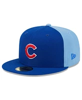 New Era Men's Royal/Light Blue Chicago Cubs Gameday Sideswipe 59Fifty Fitted Hat