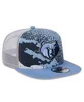 New Era Men's Light Blue Memphis Grizzlies Court Sport Speckle 9Fifty Snapback Hat