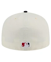New Era Men's White Washington Nationals Evergreen Chrome 59Fifty Fitted Hat