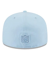 New Era Men's Light Blue Las Vegas Raiders Color Pack 59Fifty Fitted Hat