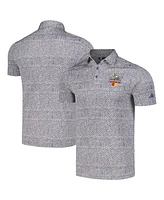 Adidas Men's Blue Arnold Palmer Invitational Ultimate365 Jacquard Polo