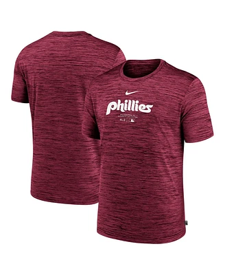 Men's Nike Philadelphia Phillies Authentic Collection Velocity Performance Practice T-shirt