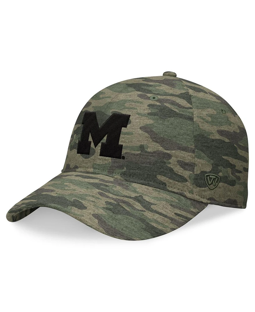 Top of the world Men's Camo Michigan Wolverines Oht Appreciation Hound Adjustable Hat