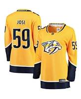 Fanatics Branded Women's Roman Josi Gold Nashville Predators Home Breakaway Player Jersey