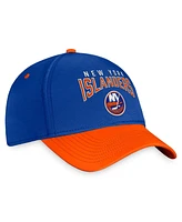 Fanatics Branded Men's Royal/Orange New York Islanders Fundamental 2-Tone Flex Hat