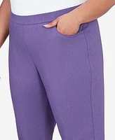 Alfred Dunner Plus Charm School Classic Charmed Average Length Pant