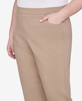 Alfred Dunner Plus Charm School Classic Charmed Short Length Pant