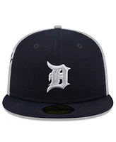 New Era Men's Navy/Gray Detroit Tigers Gameday Sideswipe 59Fifty Fitted Hat