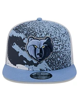 New Era Men's Light Blue Memphis Grizzlies Court Sport Speckle 9Fifty Snapback Hat