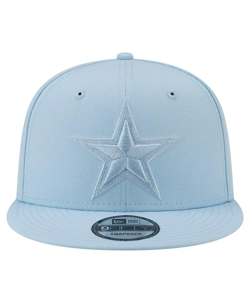 New Era Men's Light Blue Dallas Cowboys Color Pack 9Fifty Snapback Hat