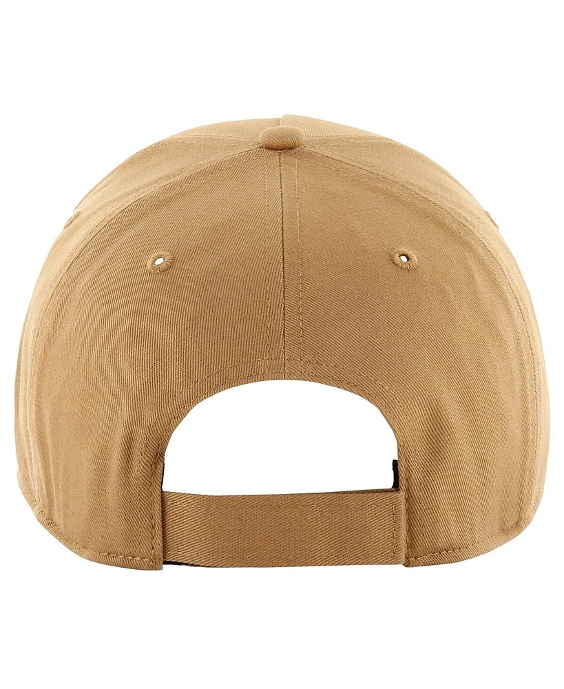 47 Brand Men's Tan Philadelphia Eagles Ballpark Mvp Adjustable Hat