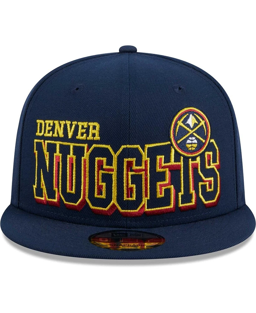 New Era Men's Navy Denver Nuggets Gameday 59fifty Snapback Hat