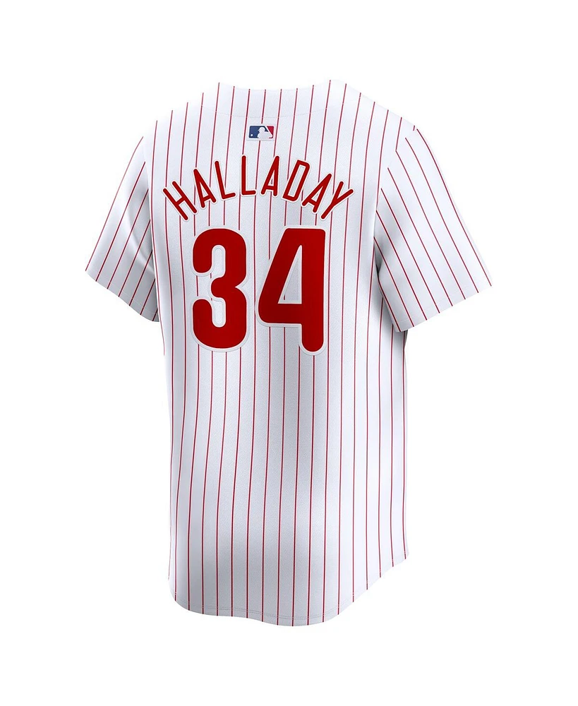 Nike Men's Roy Halladay White Philadelphia Phillies Home Limited Player Jersey