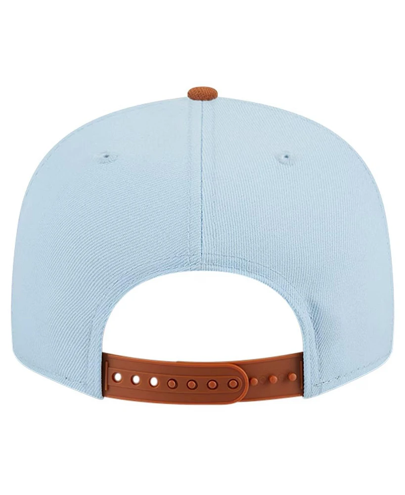 New Era Men's Light Blue/Brown Orlando Magic 2-Tone Color Pack 9fifty Snapback Hat