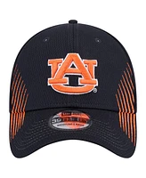 New Era Men's Navy Auburn Tigers Active Slash Sides 39Thirty Flex Hat