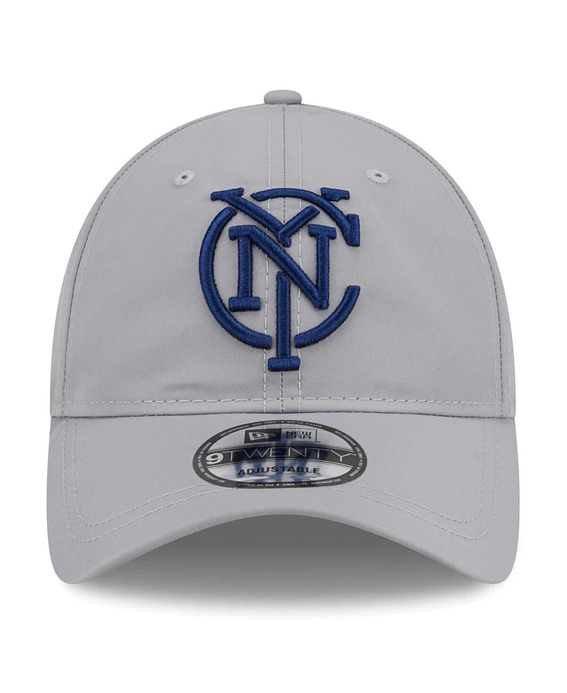 New Era Men's Gray New York City Fc Active 9Twenty Adjustable Hat