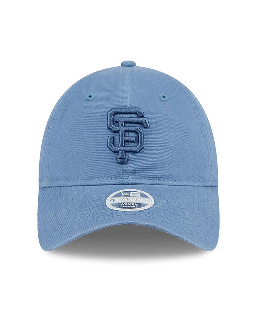 New Era Women's San Francisco Giants Faded Blue 9Twenty Adjustable Hat
