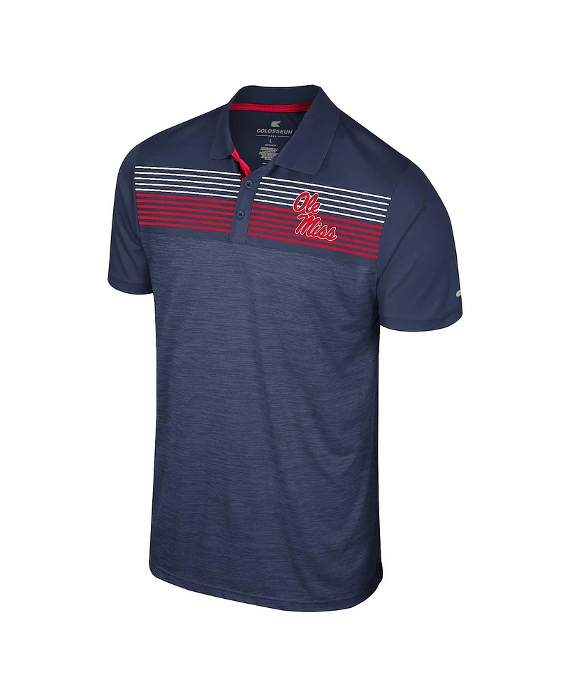 Colosseum Men's Navy Ole Miss Rebels Langmore Polo