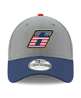 New Era Men's Gray/Navy Brad Keselowski Salute 9Forty Adjustable Hat