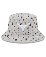 New Era Toddler Heather Gray Texas Longhorns Critter Bucket Hat