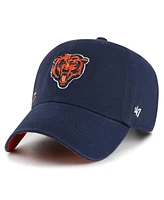 47 Women's Navy Chicago Bears Confetti Icon Clean Up Adjustable Hat