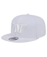 New Era Men's Washington Commanders Main White on White 9Fifty Snapback Hat