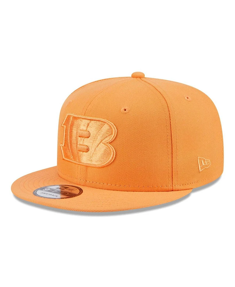 New Era Men's Orange Cincinnati Bengals Color Pack 9Fifty Snapback Hat