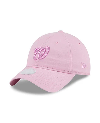 New Era Women's Washington Nationals Fondant Pink 9Twenty Adjustable Hat