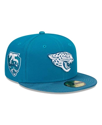 New Era Men's Teal Jacksonville Jaguars Active Ballistic 59Fifty Fitted Hat