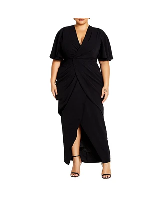 City Chic Women's Braelynn Maxi Dress