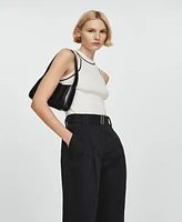 Mango Women's Pleated Suit Pants