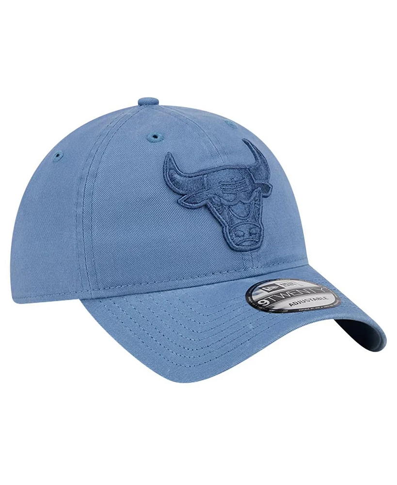 New Era Men's Blue Chicago Bulls Colorpack Tonal 9Twenty Adjustable Hat