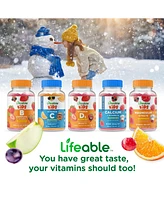 Lifeable Zinc for Kids 15 mg Gummies - Healthy Skin And Immunity - Great Tasting Natural Flavor, Dietary Supplement Vitamins - 60 Gummies