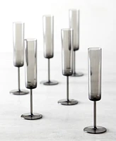 Fortessa Urbo Outdoor Clear Champagne Flute 6oz - Set of 6
