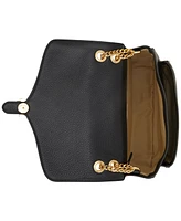 Lauren Ralph Pebbled Leather Bradley Convertible Bag