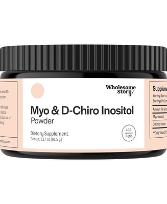 Wholesome Story Inositol Powder | Myo-Inositol & D