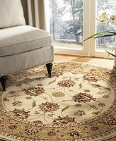 Safavieh Lyndhurst LNH553 Ivory and Beige 5'3" x 5'3" Round Area Rug