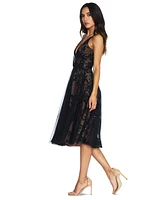 Dress the Population Women's Courtney Sequin and Tulle