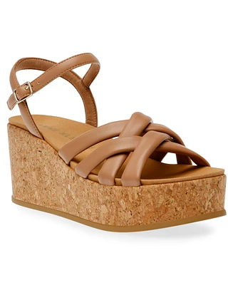 Anne Klein Women's Vinette Platform Wedge Sandals