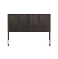 Merrick Lane Grady Queen Raised Panel Wooden Adjustable Headboard Only