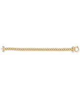 Italian Gold Curb Link Chain Bracelet in 14k Gold