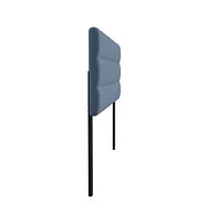 Merrick Lane Coppola King Headboard With Tufted Upholstery And Powder Coated Metal Frame