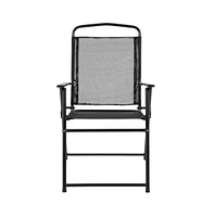 6 Piece Patio Garden Set With Table, Umbrella And 4 Folding Chairs