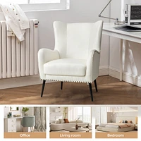 Halligan Upholstered Armchair with Nailhead Trims