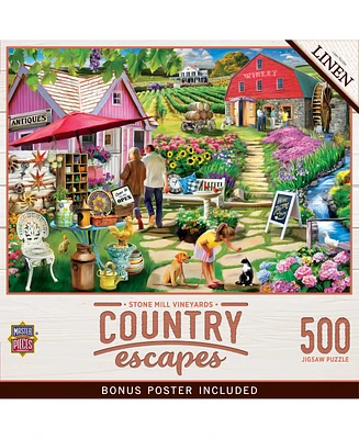 Masterpieces Country Escapes - Stone Mill Vineyards 500 Piece Puzzle
