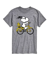 Hybrid Apparel Peanuts Bike Mens Short Sleeve Tee